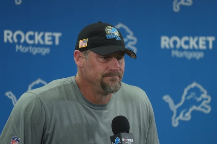 Detroit Lions head coach Dan Campbell