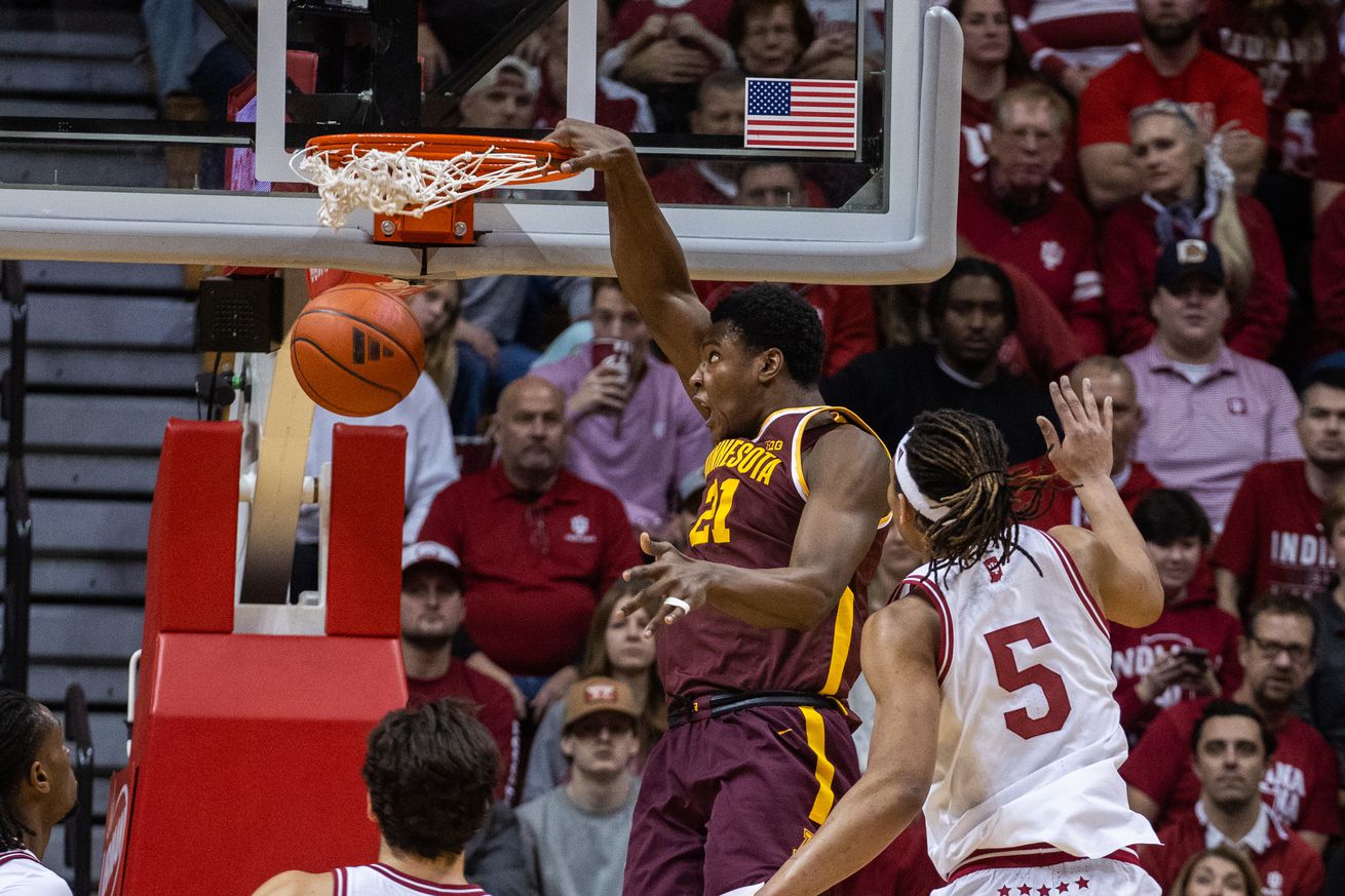 NCAA Basketball: Minnesota at Indiana