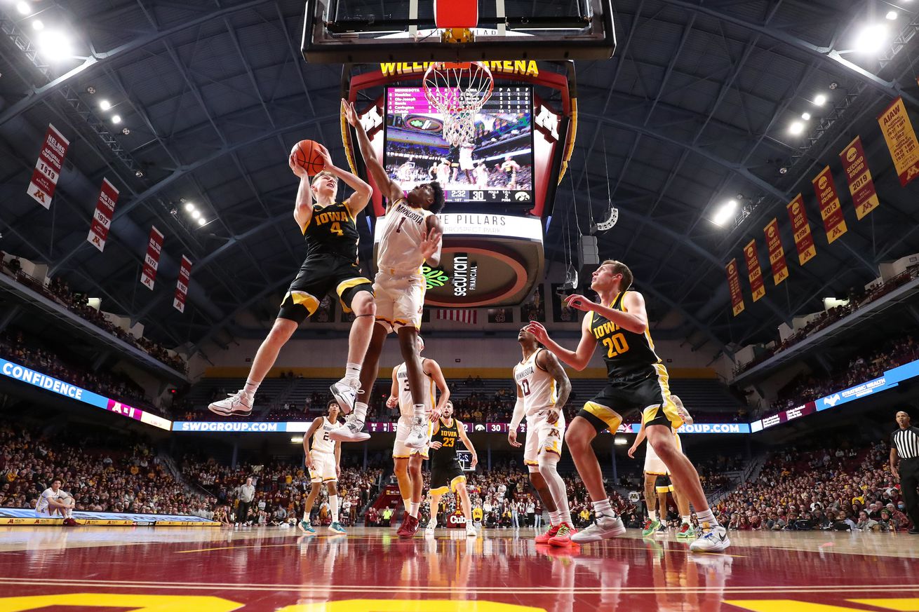 NCAA Basketball: Iowa at Minnesota