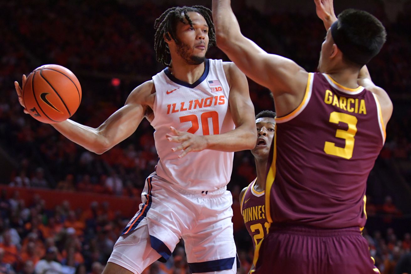 NCAA Basketball: Minnesota at Illinois