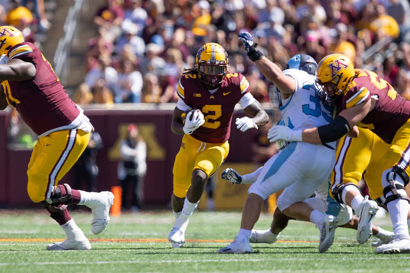 COLLEGE FOOTBALL: SEP 07 Rhode Island at Minnesota