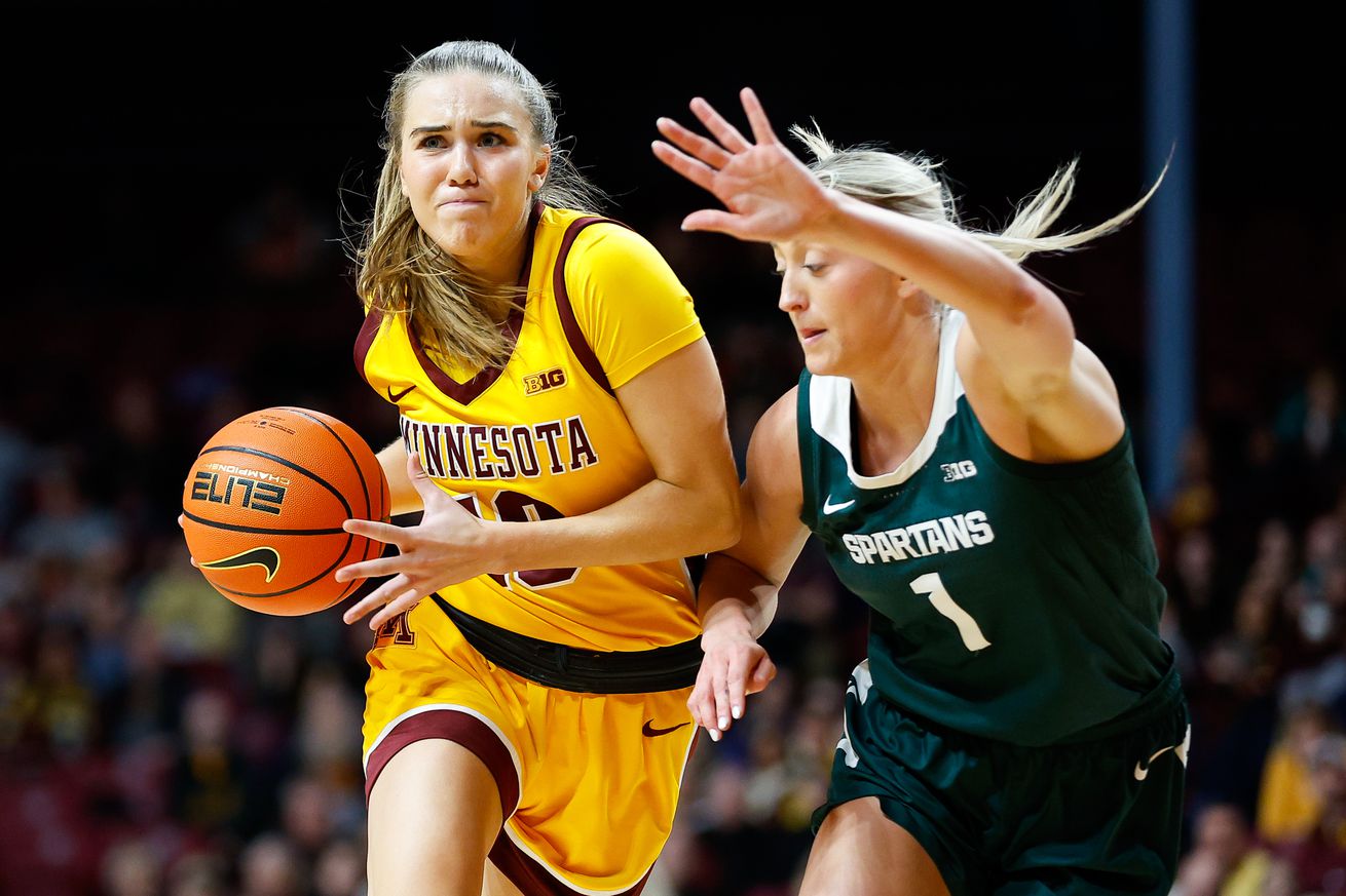 NCAA Womens Basketball: Michigan St. at Minnesota