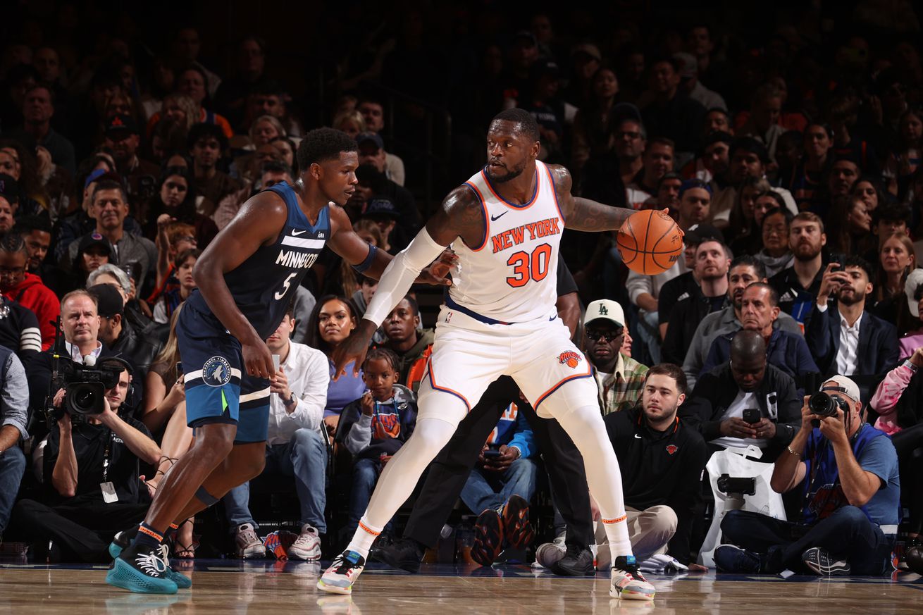 Minnesota Timberwolves v New York Knicks