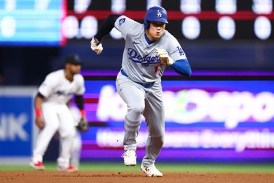 Los Angeles Dodgers v Miami Marlins