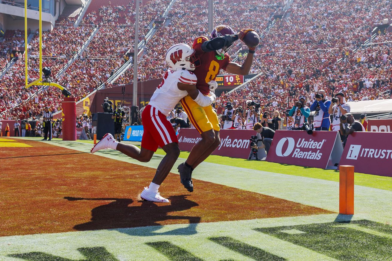 USC vs Wisconsin in Los Angeles, CA.