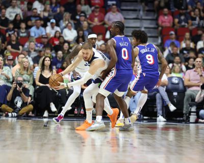 NBA: Preseason-Philadelphia 76ers at Minnesota Timberwolves