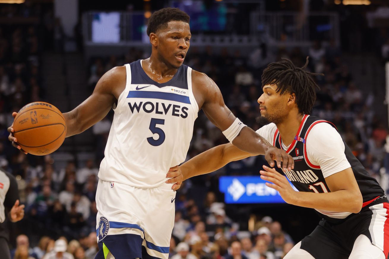 NBA: Portland Trail Blazers at Minnesota Timberwolves