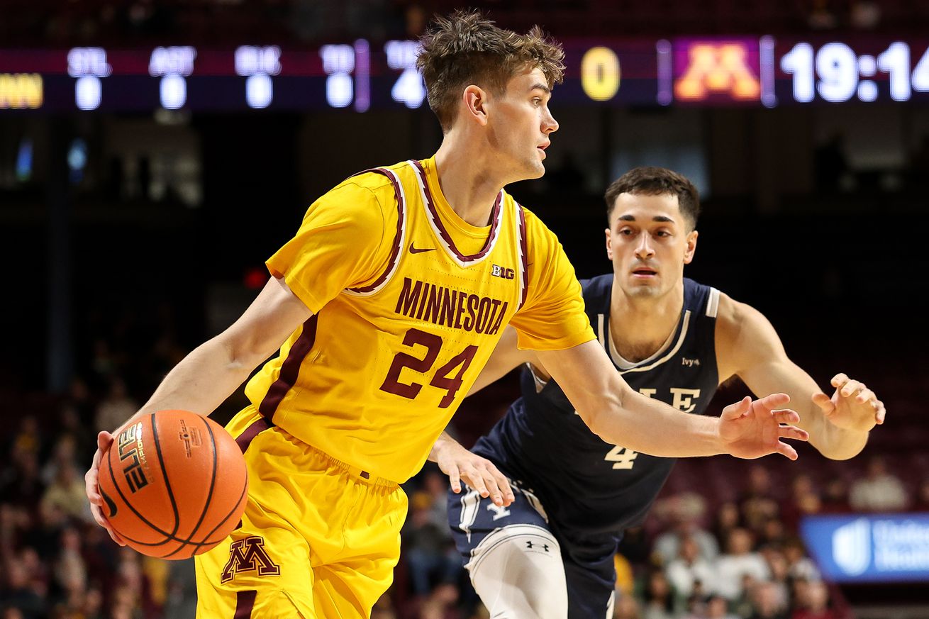 NCAA Basketball: Yale at Minnesota