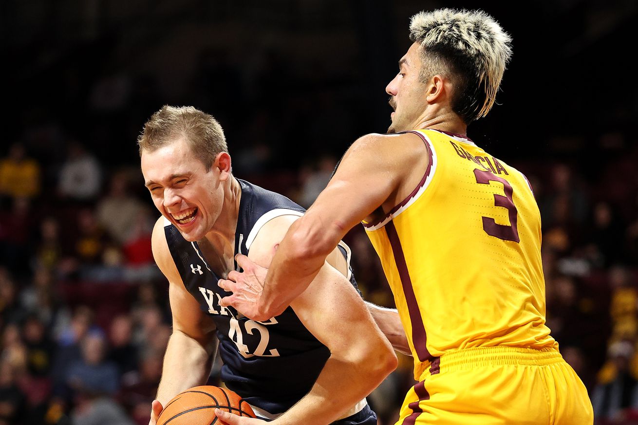 NCAA Basketball: Yale at Minnesota