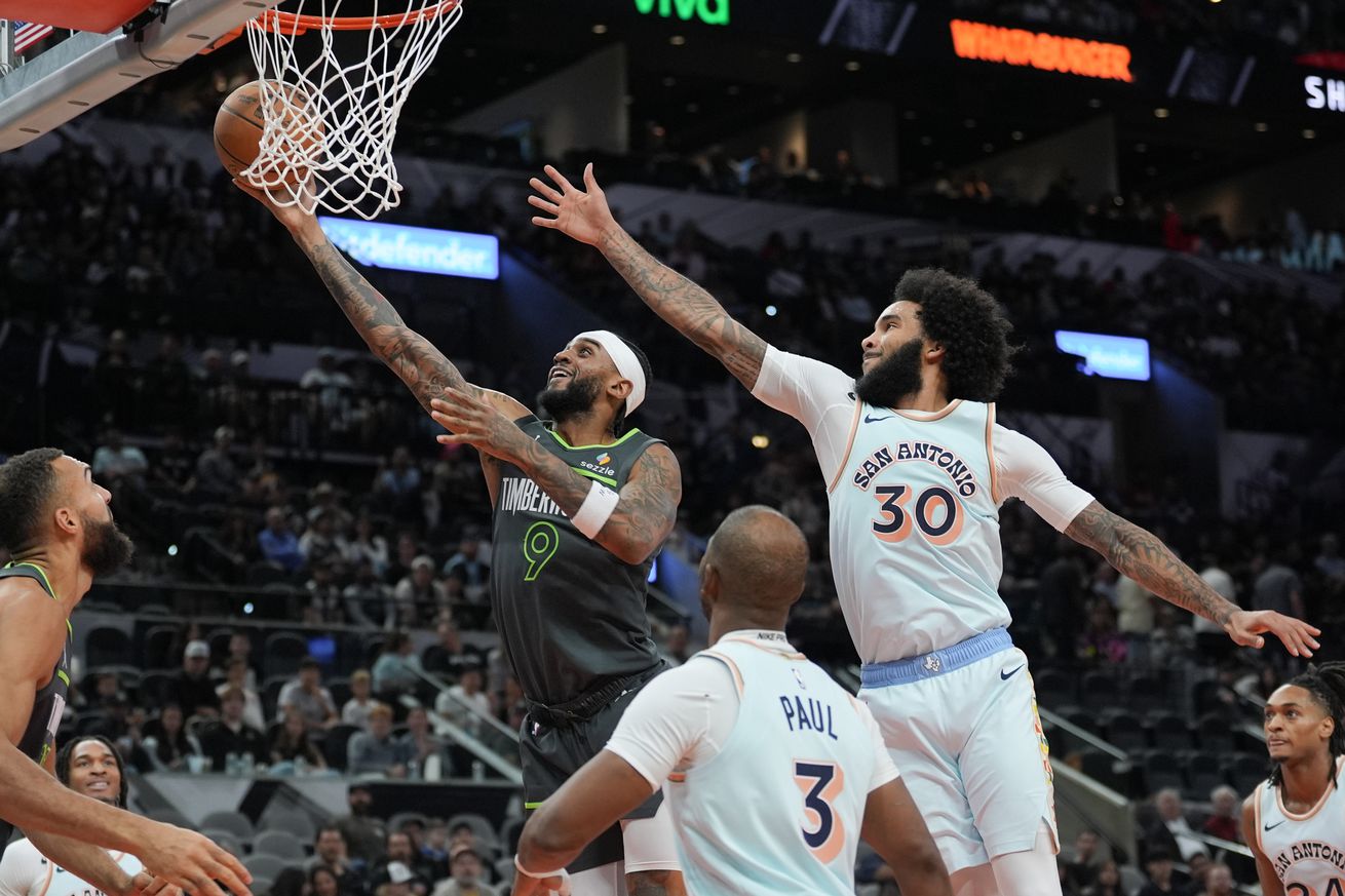 NBA: Minnesota Timberwolves at San Antonio Spurs