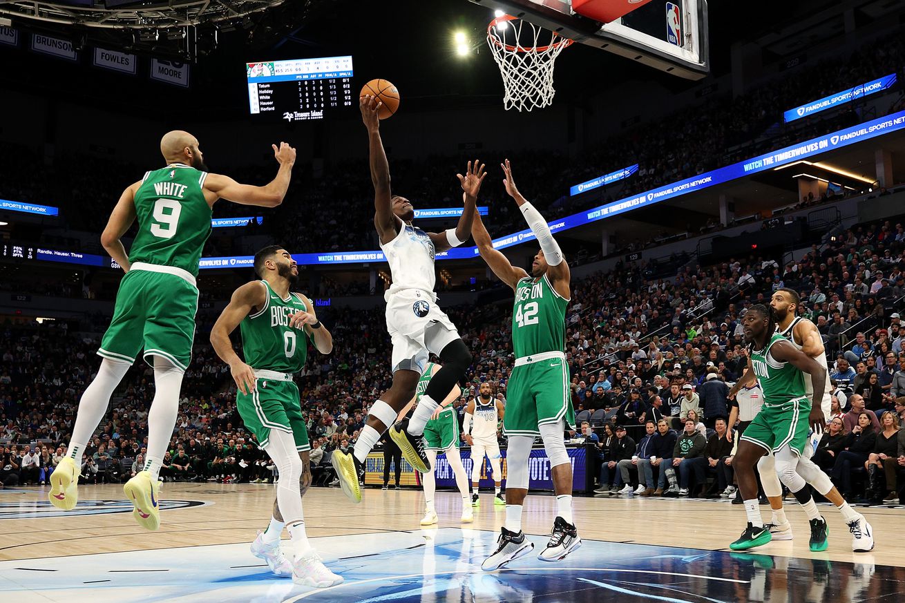 Boston Celtics v Minnesota Timberwolves